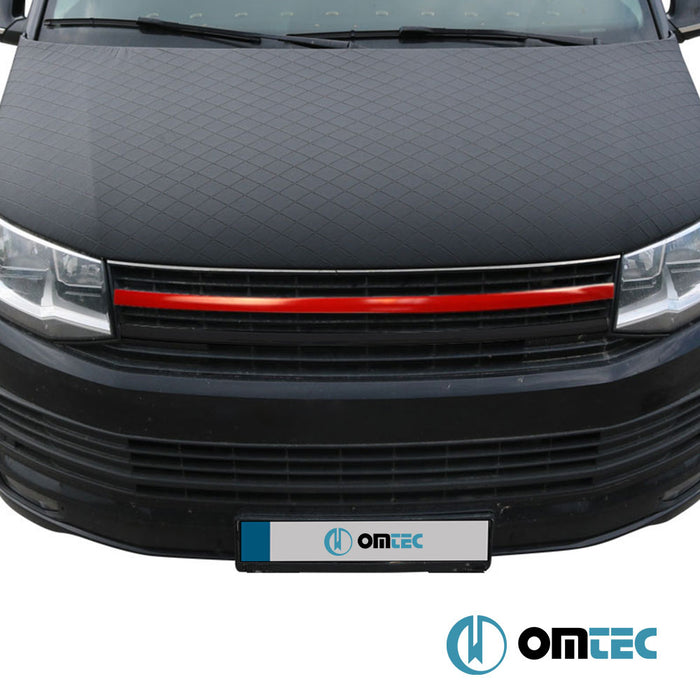 Grill De Calandre supérieure Inox (Rougue) (Sans Logo) - Volkswagen T6 Transporter - VAN T6 PRE-FL - (2015 - 2019)