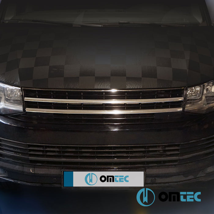 Grill De Calandre Inox (Sans Logo) - Volkswagen T6 Transporter - VAN T6 PRE-FL - (2015 - 2019)