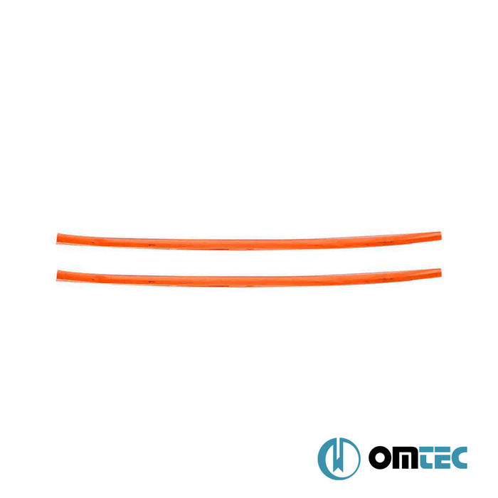 Grill De Calandre Inox (Orange) (Sans Logo) - Volkswagen T6 Caravelle - VAN T6 PRE-FL - (2015 - 2019)