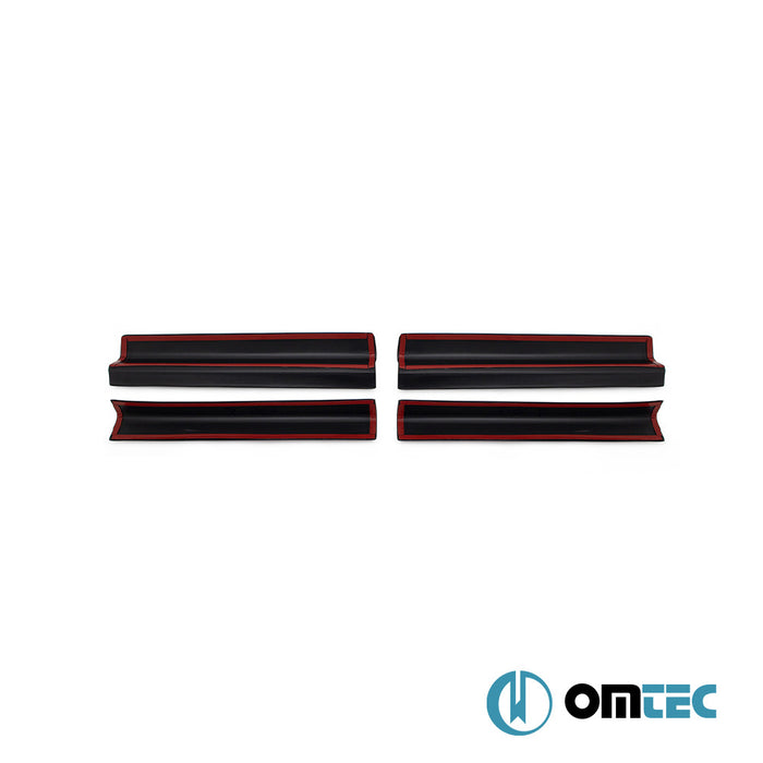 Door Sill Covers 2 Pcs. (ABS-Black) - Volkswagen Caddy - MVN 2K FL II - (2015 - 2020)