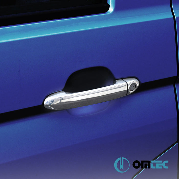 Door Handle Cover 5 Door 10 Pcs. (H2) S.Steel (Gloss) - Volkswagen Crafter - VAN SY - (2017 - )