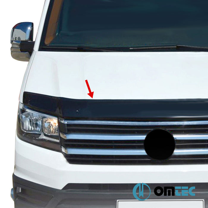 Bonnet Deflector (Black) ABS - Volkswagen Crafter - VAN SY - (2017 - )