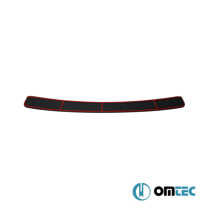 Rear Bumper Sill Cover (ABS Acrylic-Gloss Black) - Volkswagen Caddy Maxi - MVN SB - (2020 - )