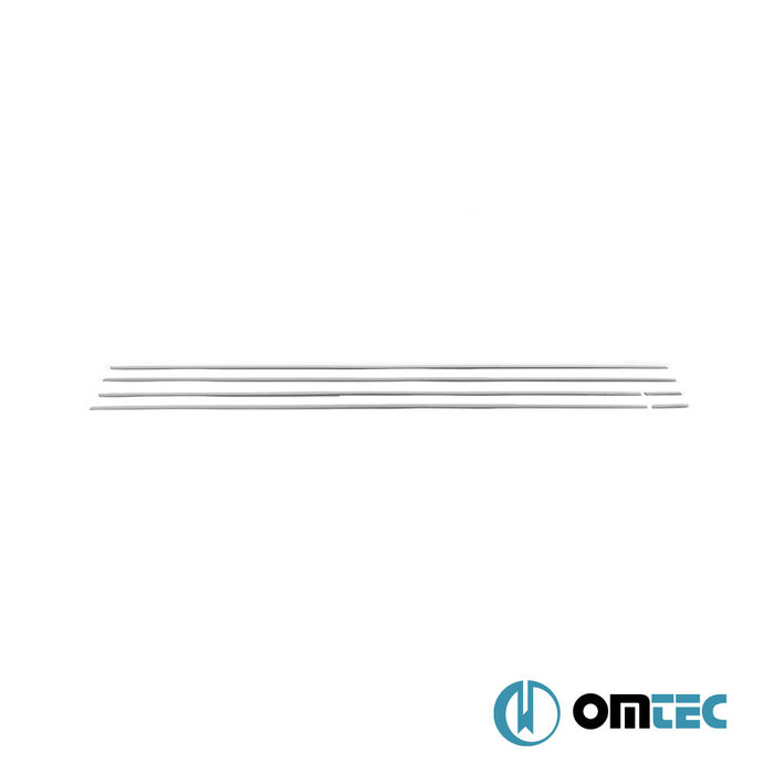 Window Trim Cover 6 Pcs. S.Steel (Gloss) - Volkswagen Golf - HB 5D Mk8 - (2019 - )