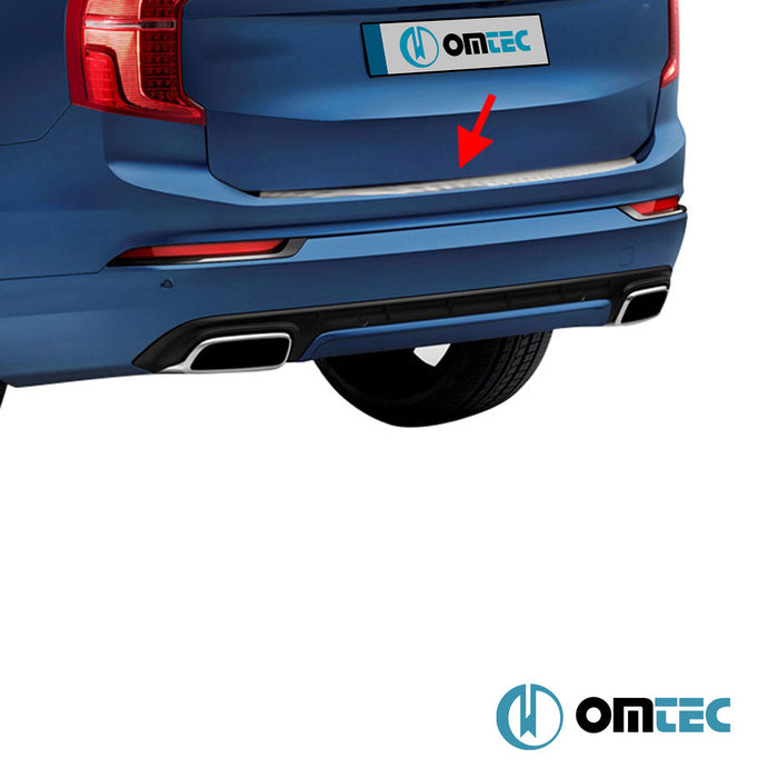 Rear Bumper Sill Cover S.Steel (Gloss) - Volvo Xc90 - SUV II - (2015 - )