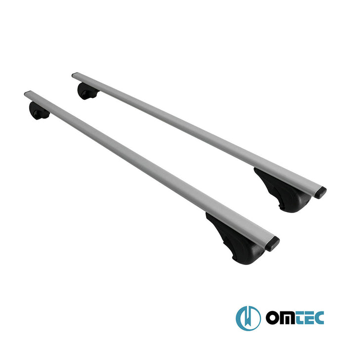 Barres De Toit Transversales (Solidbar-Alpha V1 LITE) Gris 2 Pcs. Acier - Renault Express Van - VAN I - (2021 - )