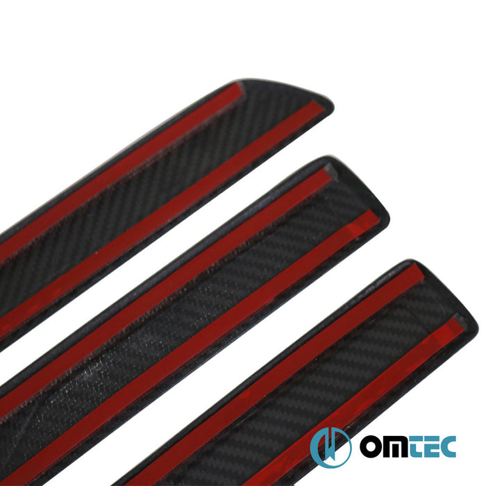 Door Sill Cover 4 Pcs.(Carbon Edition-Short) - Citroën C3 - HB 5D SY - (2016 - )