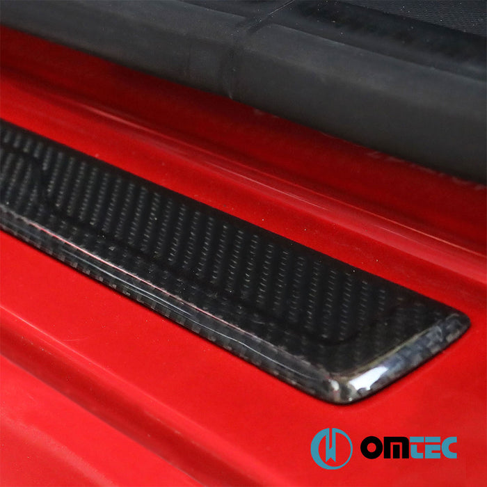 Door Sill Cover 4 Pcs.(Carbon-Long) - Ford Ranger - PK T6 FL-I/FL-II - (2015 - 2022)