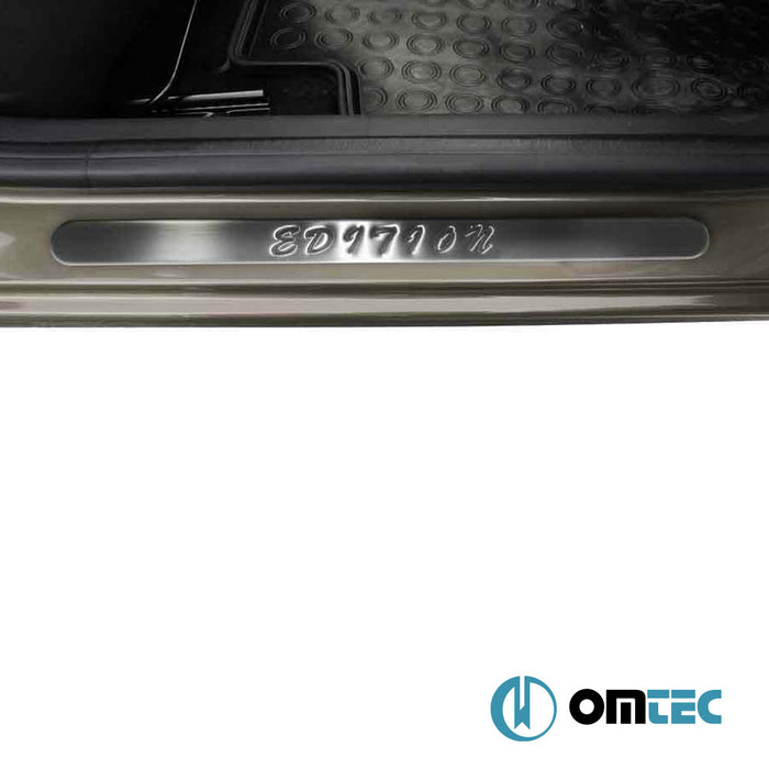 Edition Door Sill Cover 4 Pcs. S.Steel (Gloss) - Fiat Grande Punto - HB 5D 199 - (2005 - 2009)