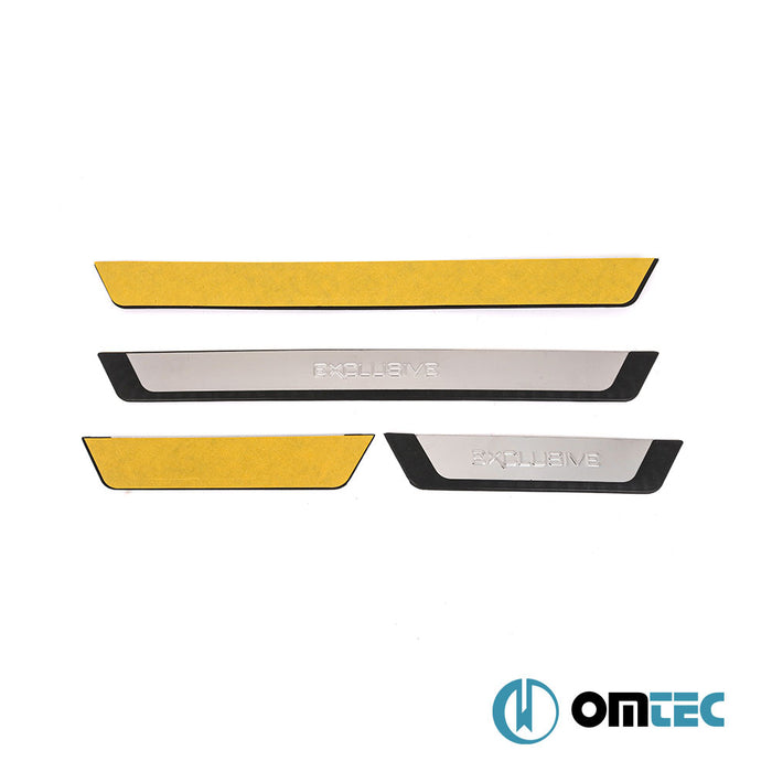 Flexill Exclusive Door Sill Covers 4 Pcs. - Opel Astra - HB 5D P10 - (2010 - 2015)