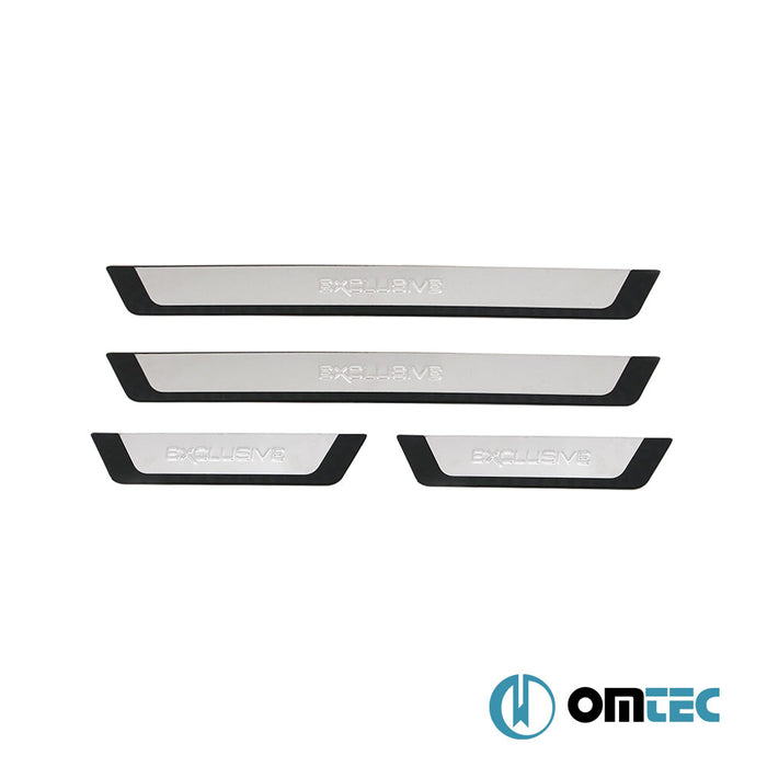 Flexill Exclusive Door Sill Covers 4 Pcs. - Opel Mokka X - SUV J13 - (2016 - 2020)