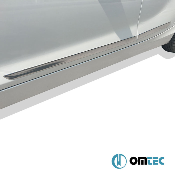 Side Door Streamer 4 Pcs. S.Steel (Gloss) - Citroën C4 - HB 5D L - (2004 - 2010)