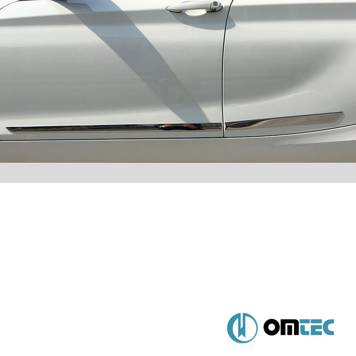 Side Door Streamer 4 Pcs. S.Steel (Gloss) - Citroën C4 - HB 5D L - (2004 - 2010)