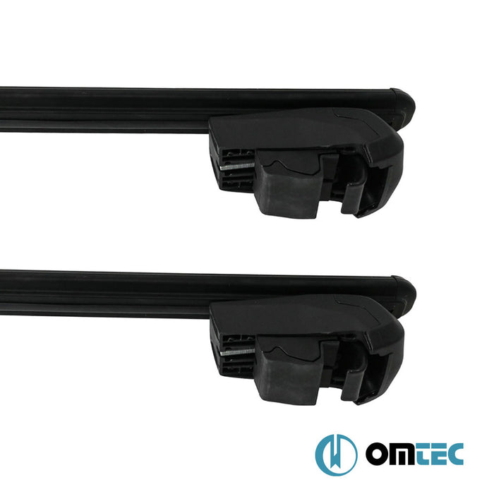 Barres De Toit Transversales (Boldbar-Beta V2) Noir 2 Pcs. Alu. (Compatibles avec les Barres de Toit Longitudinales Originales) - Mitsubishi Asx - SUV X* - (2010 - 2023)