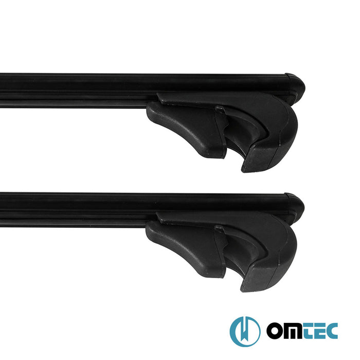 Roof Bar (Boldbar-Alpha V1) Black 2 Pcs. Alu. - Citroën C-Crosser - SUV EP_ - (2007 - 2012)