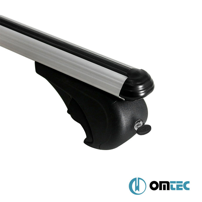 Barres De Toit Transversales (Boldbar-Alpha V1) Gris 2 Pcs. Alu. - Kia Sportage - SUV NB - (1993 - 2004)