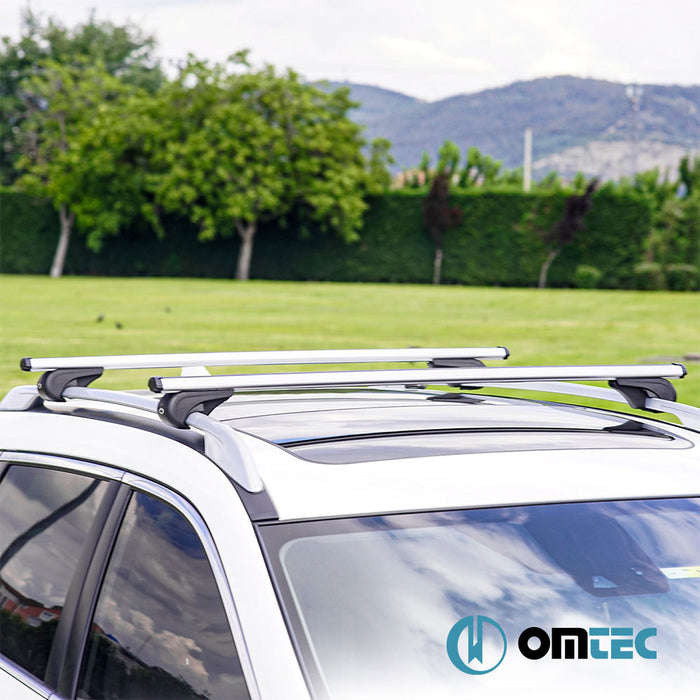 Roof Bar (Boldbar-Alpha V1) Silver 2 Pcs. Alu. - Opel Zafira Life - VAN I - (2019 - )