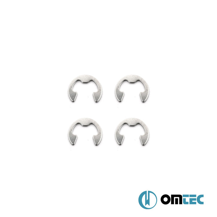 Cross Bar Metal Lock + Key Kit (4 Metal Locks + 4 Rings + 2 Keys) - Universal