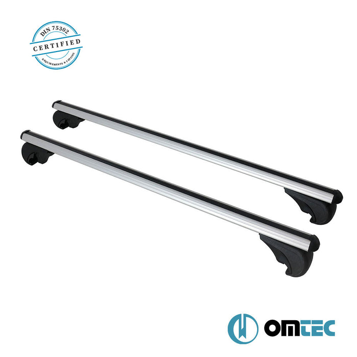 Roof Bar (Boldbar-Alpha V1-LITE) Silver 2 Pcs. Alu. - Dacia Logan Mcv - SW KS_ - (2013 - 2020)