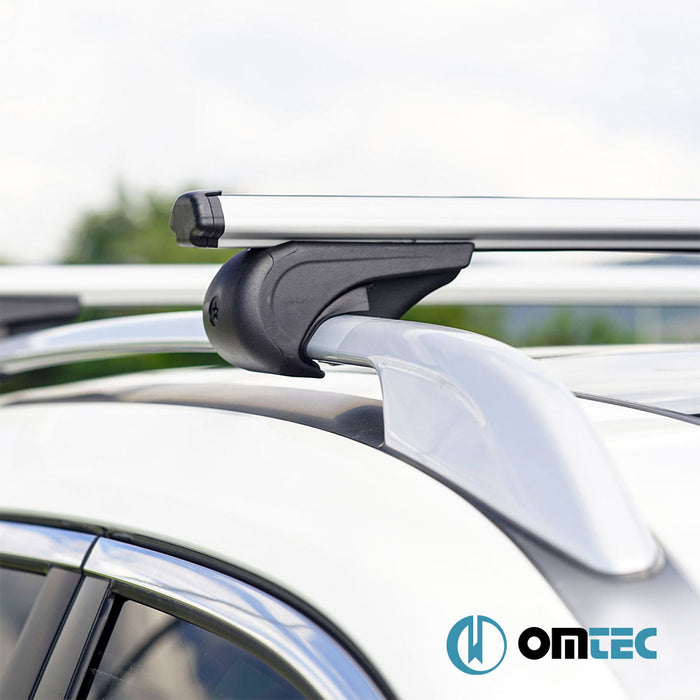 Roof Bar (Boldbar-Alpha V1-LITE) Silver 2 Pcs. Alu. - Dacia Logan Mcv - SW KS_ - (2013 - 2020)