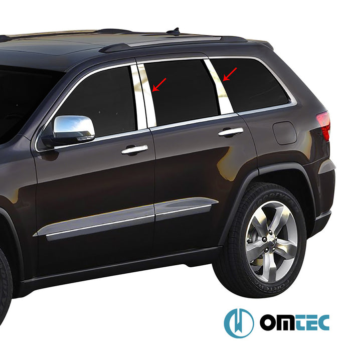 Kapı Direği 6 Prç. P.Çelik (Parlak) - Jeep Grand Cheroke - SUV WK2 - (2011 - 2021)