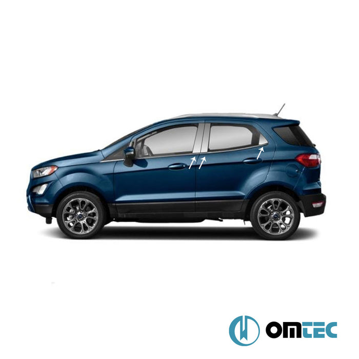 Kapı Direği 6 Prç. P.Çelik (Parlak) - Ford Ecosport - SUV II - (2013 - )