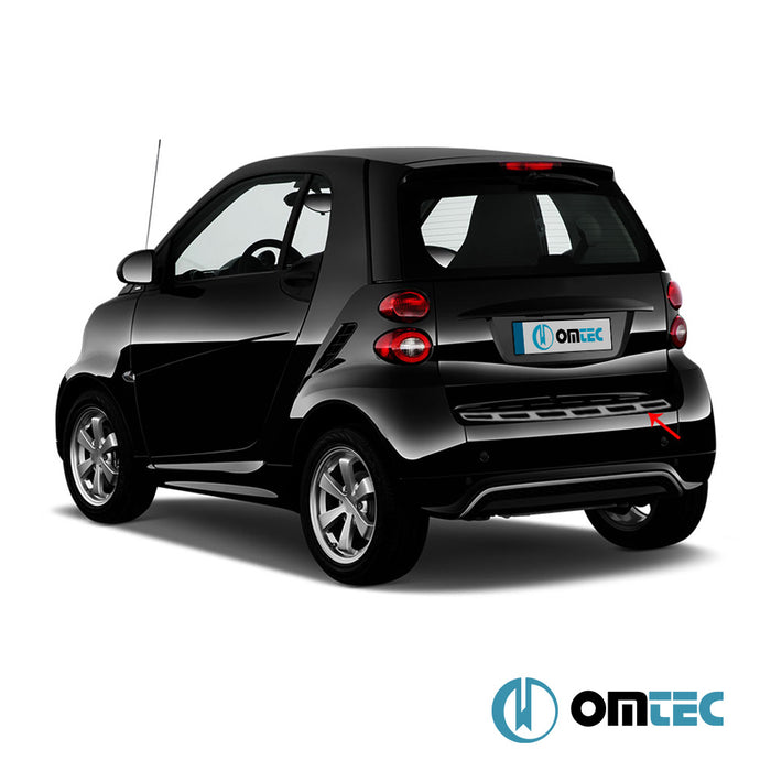 Arka Tampon Eşiği P.Çelik (Parlak)  - Mercedes-Benz Smart Fortwo - HB 3D W451 - (2007 - 2014)