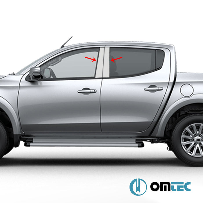 Kapı Direği 4 Prç. P.Çelik (Parlak) - Fiat Fullback - PK 502 - (2016 - 2019)