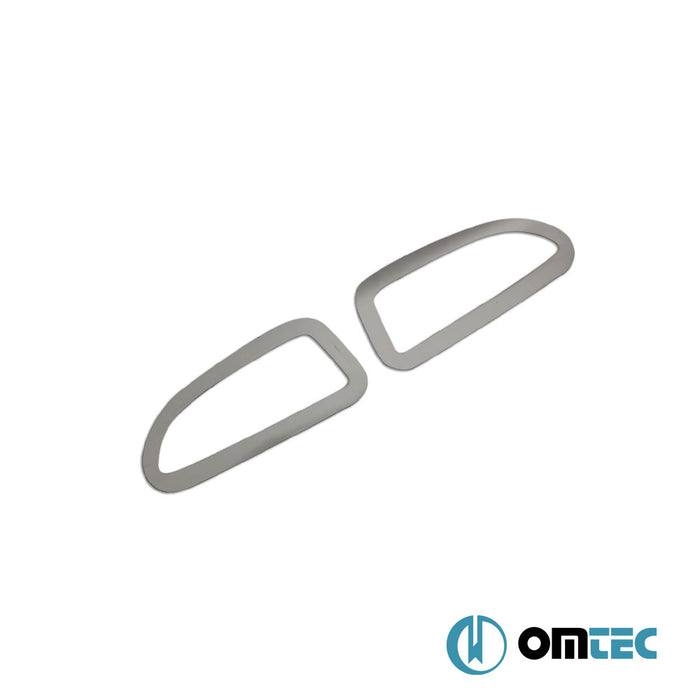 Clignotant latéral - Contours chromé en inox (Noir) - 2 pièces - Opel Astra - SW P10 - (2010 - 2015)