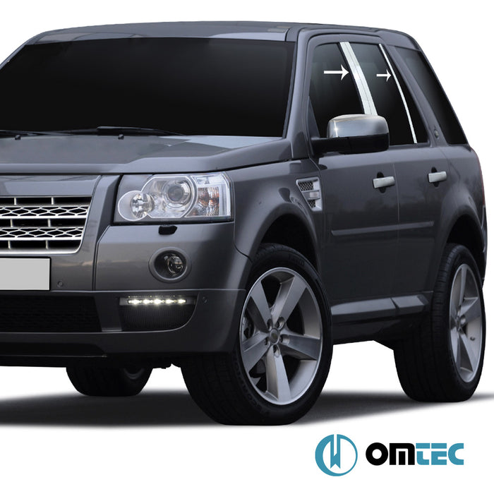 Kapı Direği 6 Prç. P.Çelik (Parlak) - Land Rover Freelander - SUV L359 - (2006 - 2014)