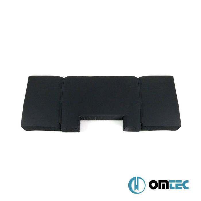 Matelas de Cabine Pliable (Noir) 1 Pc. Conduite à gauche (6 cm Mousse/22 Densité/ 1.8 cm MDF) - Mercedes-Benz Vito - VAN W447 - (2014 - )